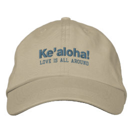 KE'ALOHA cap 刺繍入りキャップ