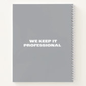 Kean MGCデザインスタジオスパイラルノート ノートブック (裏面)