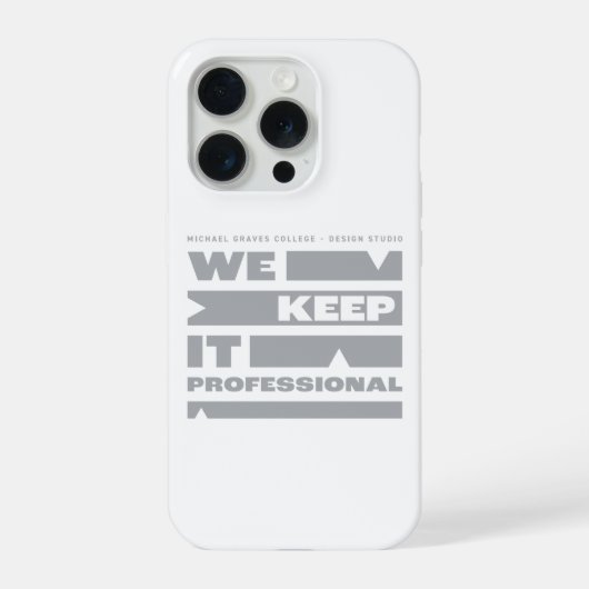 Kean MGC プロフェッショナルに徹する iPhoneケース (裏面)