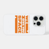Kean MGC 私たちにスペースを iPhoneケース (裏面横)