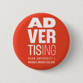 Kean MGC Advertising Button 缶バッジ (正面)