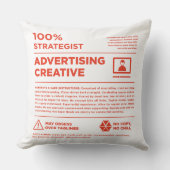 Kean MGC Advertising Care Label クッション (正面)