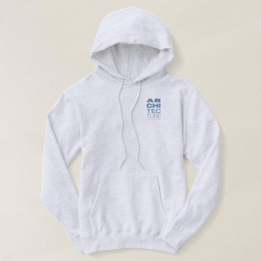 Kean MGC Architecture Basic Hooded Sweatshirt パーカ (デザイン正面)