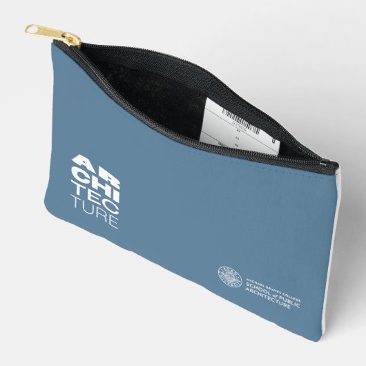 Kean MGC Architecture Print Cut Sew Bag アクセサリーポーチ (見開き)