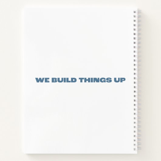 Kean MGC Architecture Spiral Notebook ノートブック (裏面)