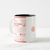 Kean MGC Care Label Advertising Mug ツートーンマグカップ (正面左)