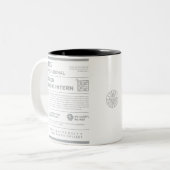 Kean MGC Care Label Design Studio Mug ツートーンマグカップ (正面左)