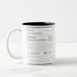 Kean MGC Care Label Design Studio Mug ツートーンマグカップ