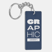 Kean MGC Graphic Design Acrylic Design キーホルダー (正面左)