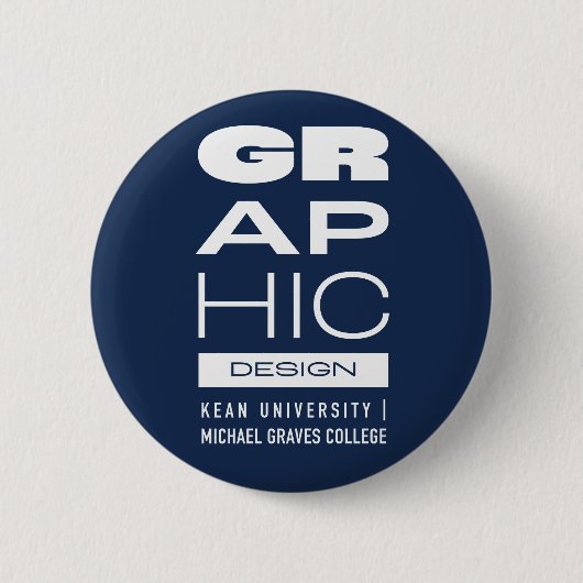 Kean MGC Graphic Design Button 缶バッジ (正面)