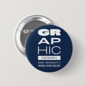 Kean MGC Graphic Design Button 缶バッジ (正面&裏面)