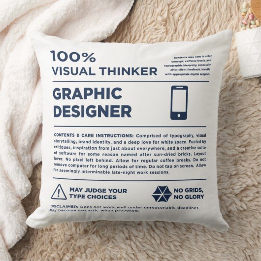 Kean MGC Graphic Design Care Label クッション (ブランケット)