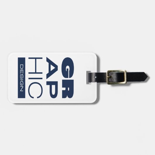 Kean MGC Graphic Design Luggage Tag ラゲッジタグ (正面横)