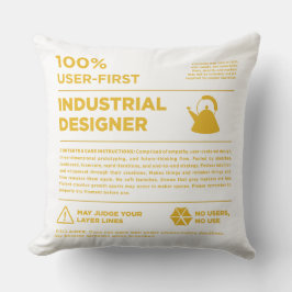 Kean MGC Industrial Design Care Label クッション