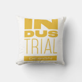 Kean MGC Industrial Design Throw Pillow クッション (正面)