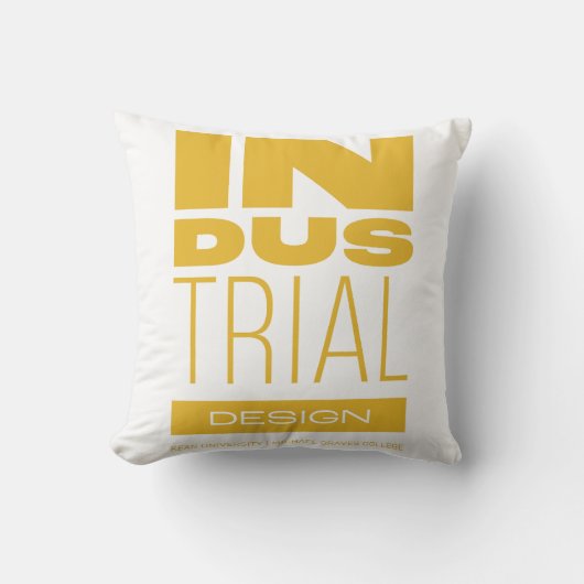 Kean MGC Industrial Design Throw Pillow クッション (正面)