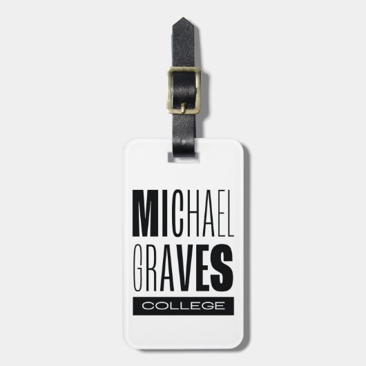Kean MGC Michael Graves ラゲッジタグ (正面縦)
