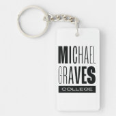 Kean MGC Michael Graves College Acrylic Keychain キーホルダー (正面)