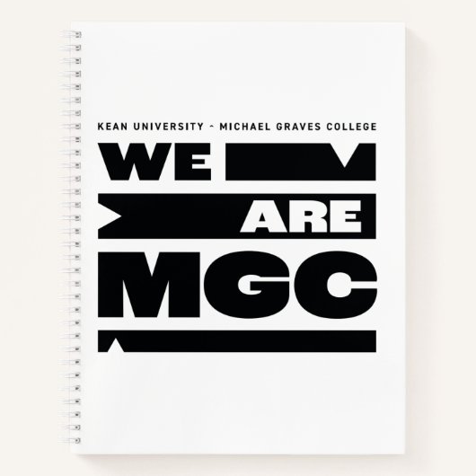 Kean MGC Michael Graves College Notebook ノートブック (正面)