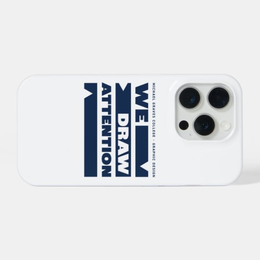 Kean MGC We Draw Attention iPhoneケース (裏面横)