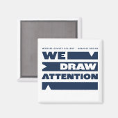 Kean MGC We Draw Attention Magnet マグネット (正面/裏面)