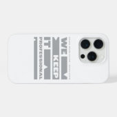 Kean MGC We Keep It Professional iPhoneケース (裏面横)