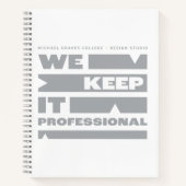 Kean MGC We Keep It Professional Notebook ノートブック (正面)