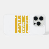 Kean MGC We Make Stuff iPhoneケース (裏面横)