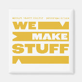 Kean MGC We Make Stuff Magnet マグネット (正面)