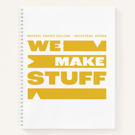 Kean MGC We Make Stuff Notebook ノートブック (正面)