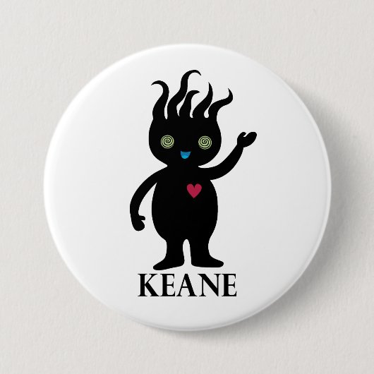 KEANE SOWKボタン 缶バッジ (正面)