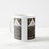 KEANOのスピリチュアルのコンサルタント コーヒーマグカップ (正面左)