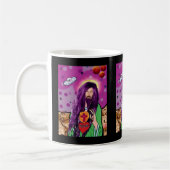 Keanu Jesus Mug by Cats-a-Tonic コーヒーマグカップ (左)