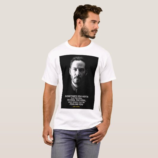 Keanu Reeves quotes T-Shirt Tシャツ (正面フル)