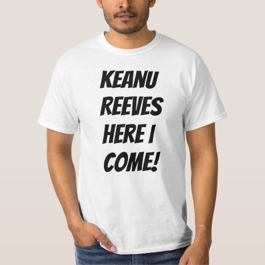 Keanu Reeves Tシャツ (正面)