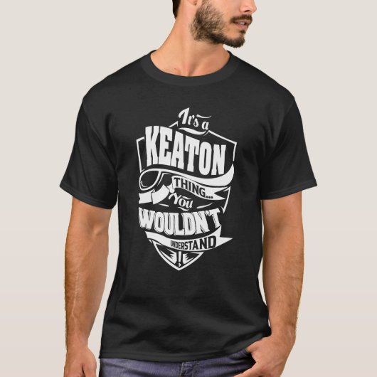 KEATONのモノ Tシャツ (正面)