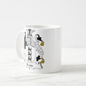 Keatsの家紋 コーヒーマグカップ (正面左)