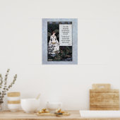 Keats "La Belle Dame"アートビクトリアン詩17x22 ポスター (キッチン)