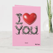 Keats Valentine's Day Card シーズンカード (裏面)