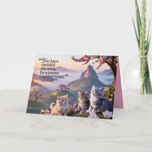 Keats Valentine's Day Card 4 シーズンカード (正面)