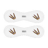 KebabまたはKabob漫画イラストレーション 野球ボール (パネル)