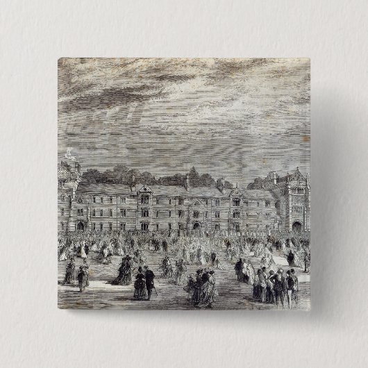 Kebleの大学、オックスフォードの開始 缶バッジ (正面)