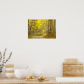 Keblerの秋の色と《植物》アスペンの道路2 ポスター (キッチン)