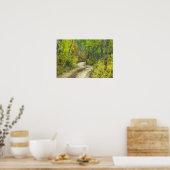 Keblerの秋の色と《植物》アスペンの道路 ポスター (キッチン)