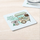 keeip kohala -引用文 スクエアペーパーコースター (アングル)