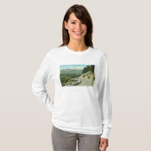 Keeneの谷の前の小ぎれいな丘の眺め Tシャツ (正面フル)