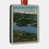 Keeneの谷の近くのチャペルの池の道の眺め メタルオーナメント (右)