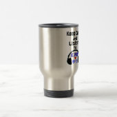 ♪♥Keepの平静はKPop旅行か通勤者Mug♥♫に及び聞きます トラベルマグ (中央)