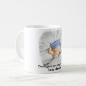 keep睡眠のマグ コーヒーマグカップ (正面左)