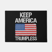 Keep America Trumpless III ドアマット (正面)